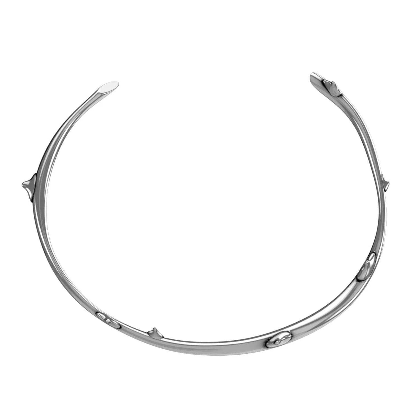 Collana Unisex John Richmond Girocollo Spine Bronzo Argentato JRTN01BW